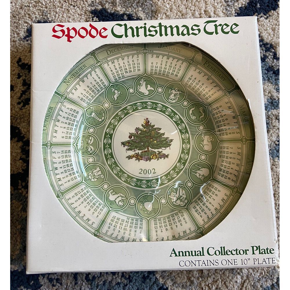 Spode Christmas Tree 2002 Annual Collector Plate